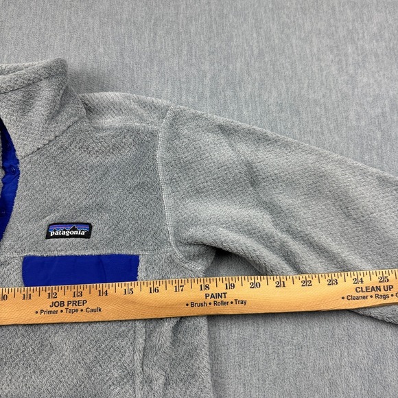 Patagonia Sweater Women Medium Gray Re-Tool Snap-T Fleece Polartec Thermal 25442 - Picture 5 of 12